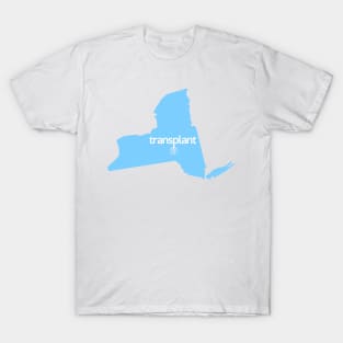 New York Transplant NY NYC Blue T-Shirt